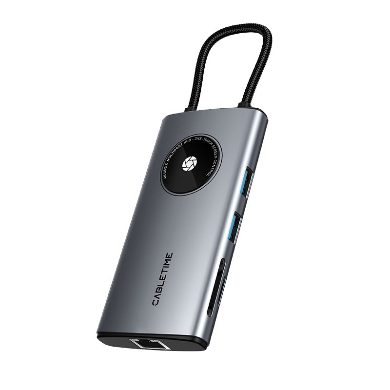 CABLETIME CB92G 8-in-1 4k 30Hz USB C Lens Series Hub - Image 2
