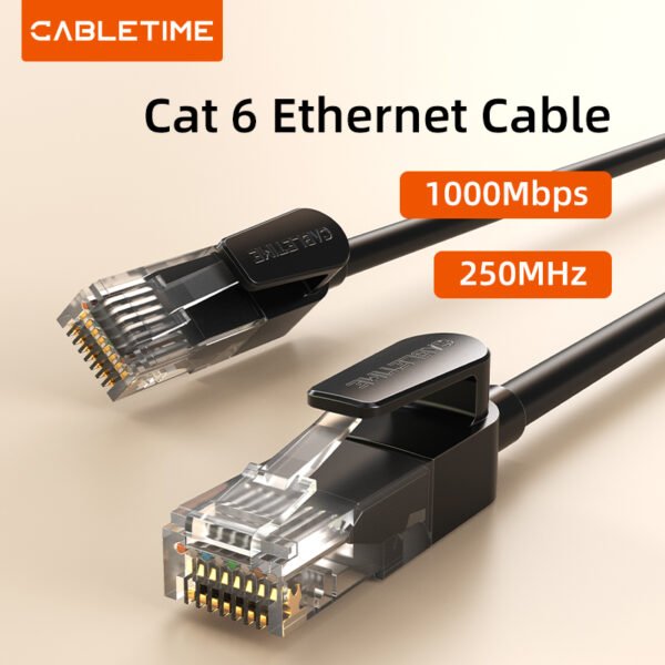 CABLETIME CN60 CAT6 Rj45 Gigabit Ethernet Network UTP Cable (1M-30M)